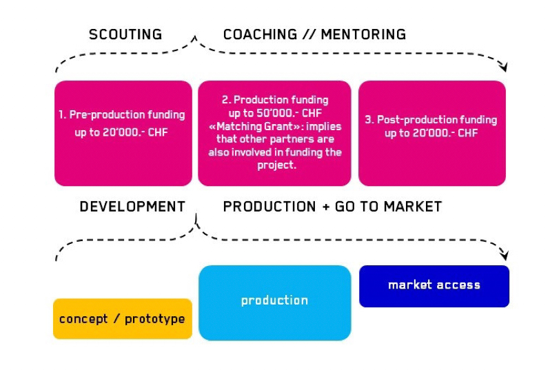 Fig 1 - Pro Helvetia financial support plan for the year 2021